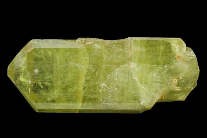 Gemmy, Yellow Apatite Crystal - Morocco #135396
